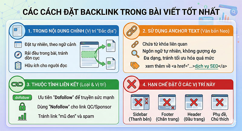 cách đặt backlink trong bài viết