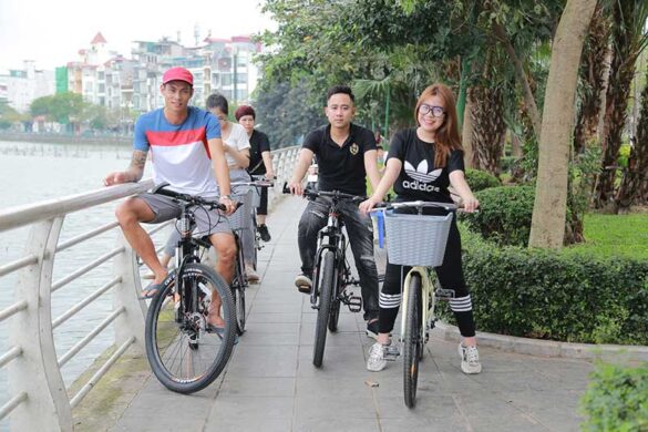 cho thuê xe đạp hồ tây